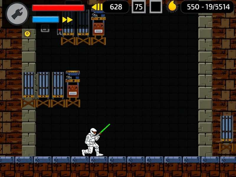 Pixel Gun 3D Gameplay Screenshot showing weapons and coins