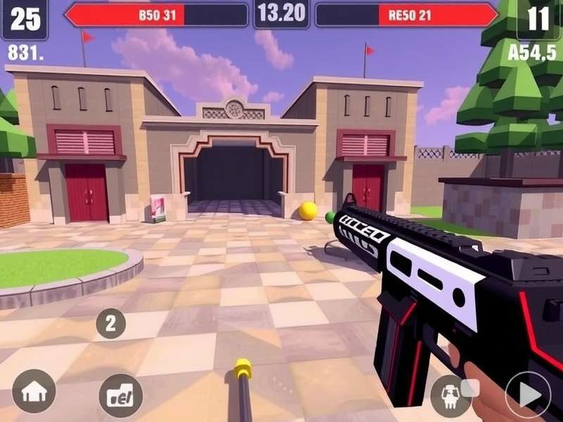 Pixel Gun 3D गेमप्ले स्क्रीनशॉट