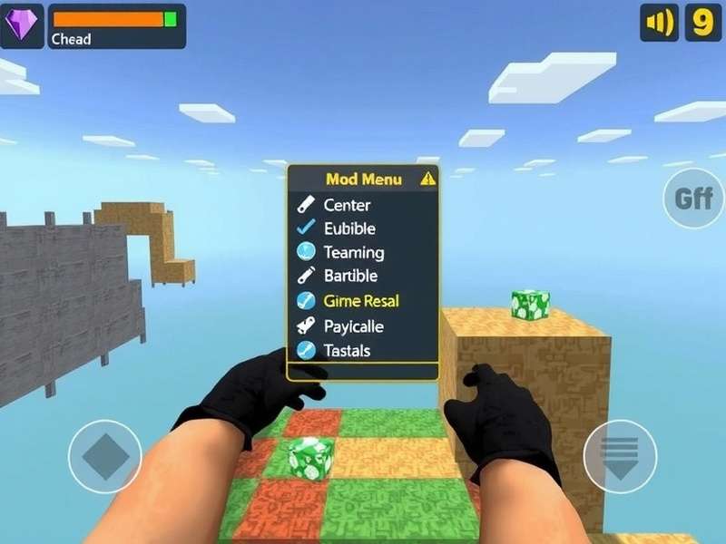 Pixel Gun 3D Mod Menu Interface Screenshot