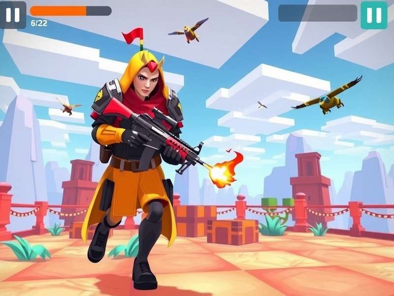 Pixel Gun 3D 2 गेम इंटरफेस