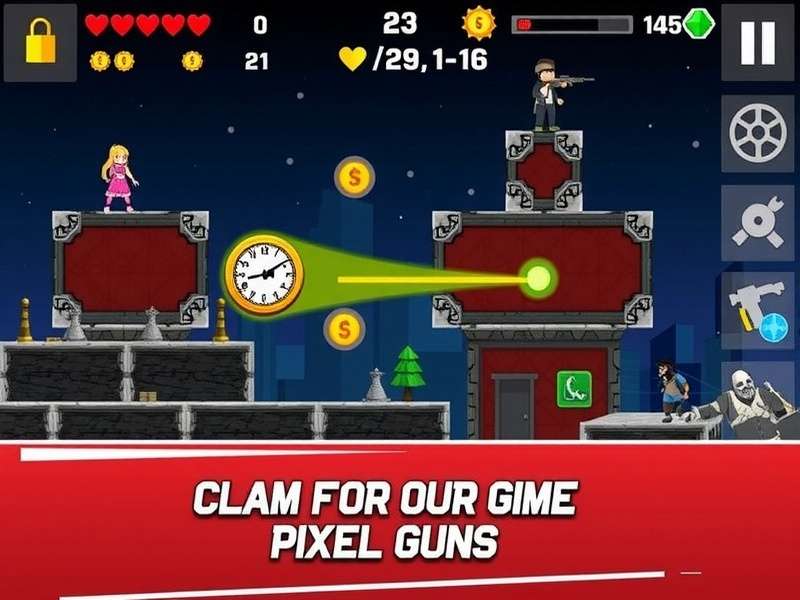 Pixel Gun 3D Mod APK Unlimited Coins and Gems Gameplay Screenshot