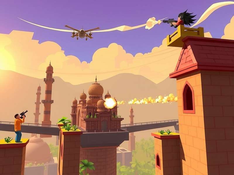 Pixel Gun 3D Crazy Games gameplay screenshot