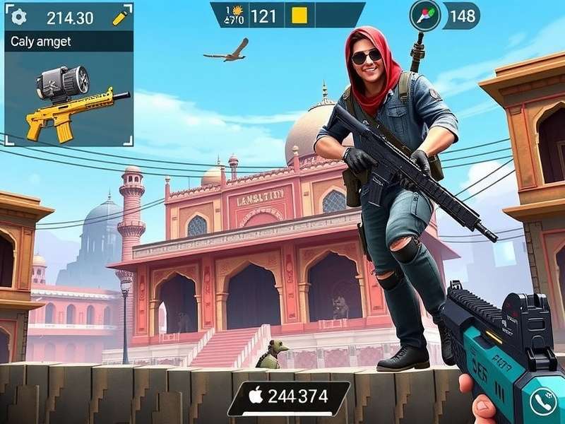 Pixel Gun 3D Mobile Gameplay Screenshot