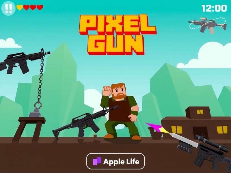 Pixel Gun 3D gameplay on Windows PC with high graphics settings