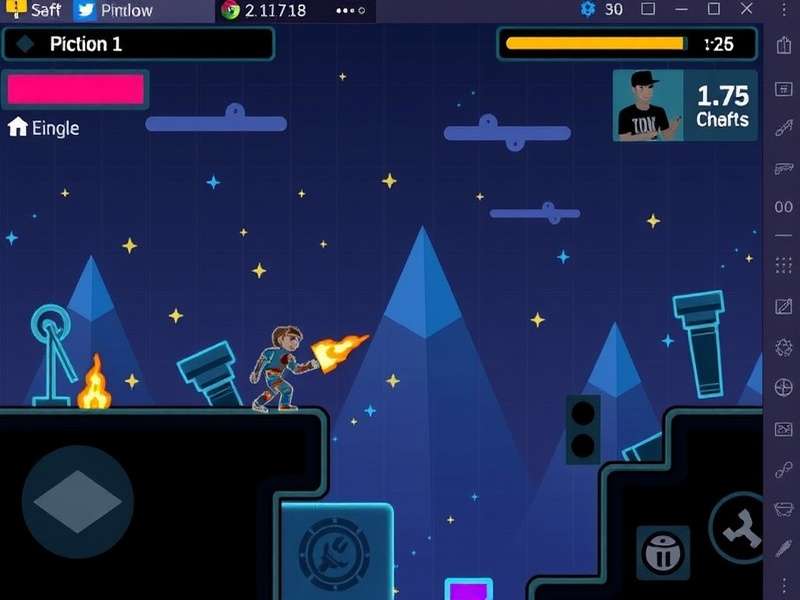 Pixel Gun 3D gameplay with cheat interface showing free rewards