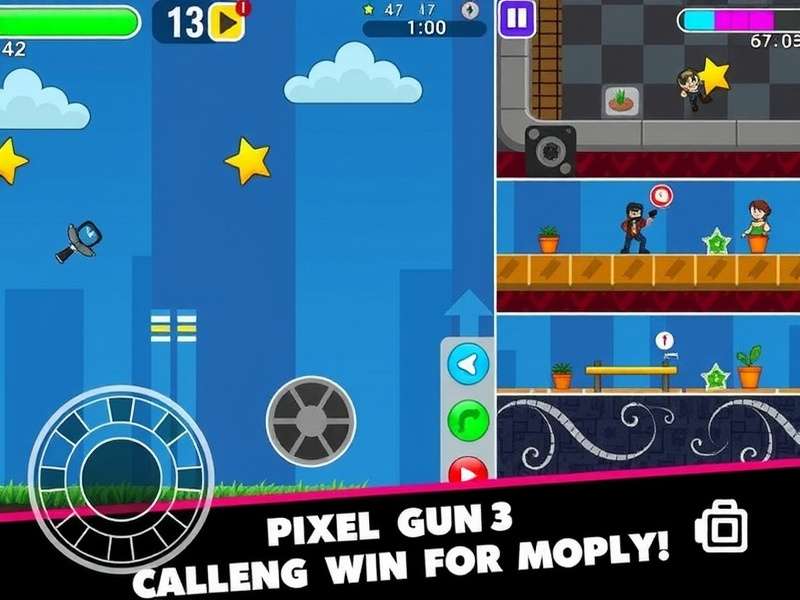 Pixel Gun 3D Hack Mod Apk Gameplay on Android Phone