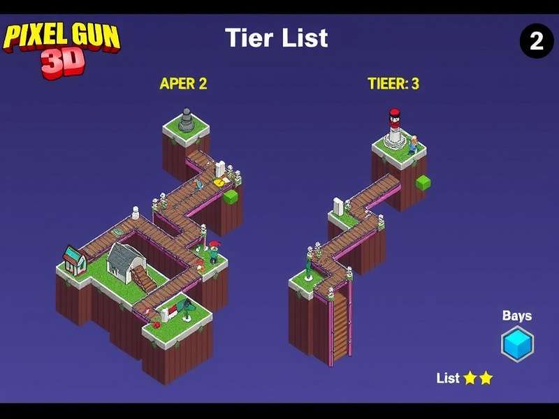 Pixel Gun 3D Ancient Order Map Strategy Guide showing sniper nests, flank routes, and power-up locations