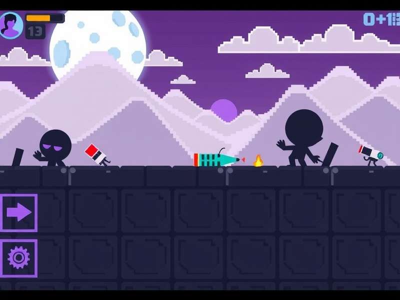 Pixel Gun 3D intense battle scene on Steam platform showing characters and weapons