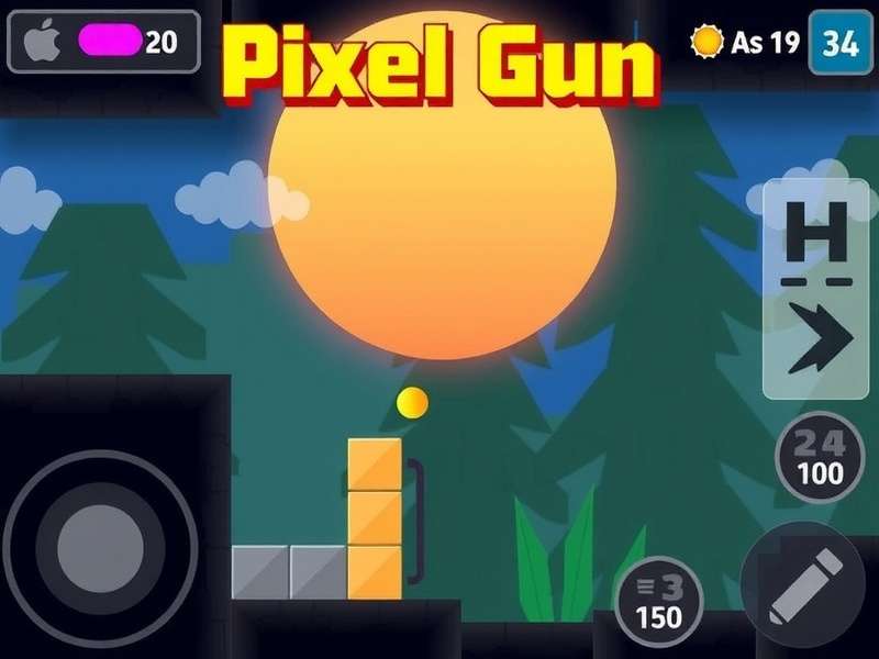 Pixel Gun 3D Hacks PC Edition gameplay screenshot showing modded interface