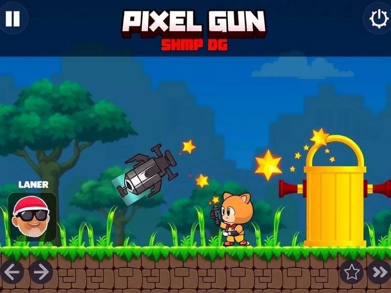 Pixel Gun 3D Mod Apk 24 6 5 gameplay screenshot showing unlimited gems and unlocked maps