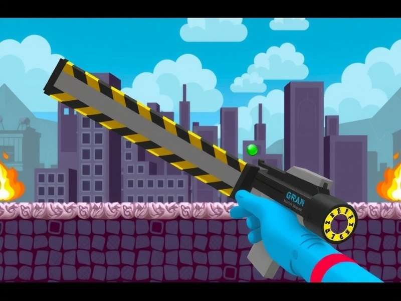 Pixel Gun 3D gameplay action screenshot showing intense battle arena with multiple players